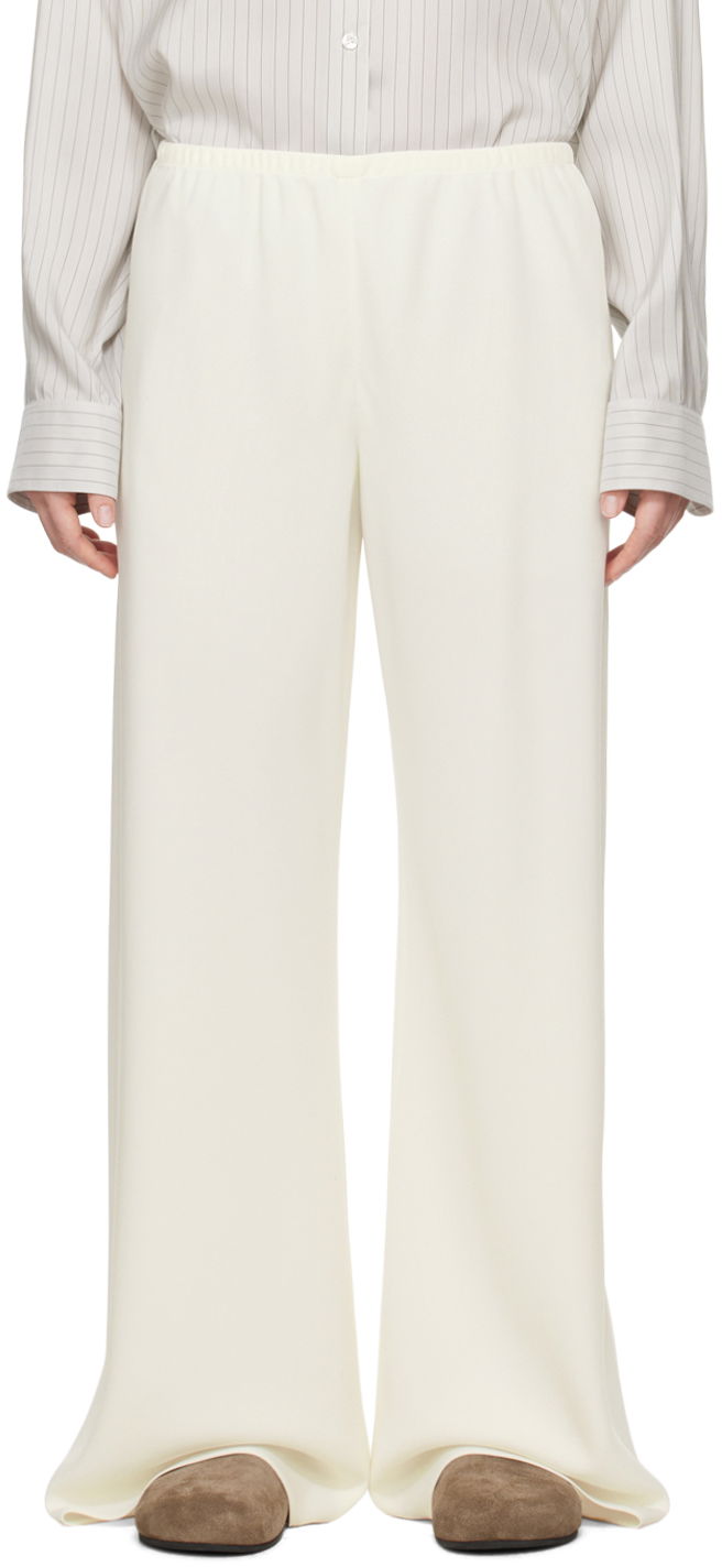 Bukser The Row Gala Wide Leg Trousers Hvid | 1766-W1968, 0