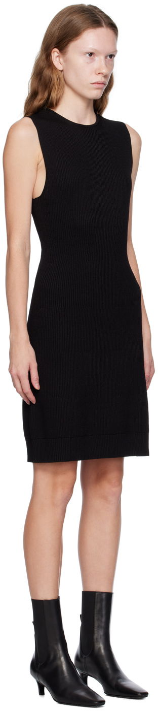 Kjole TOTEME TOTEME Contour Knit Minidress Sort | 233-5181-334, 1