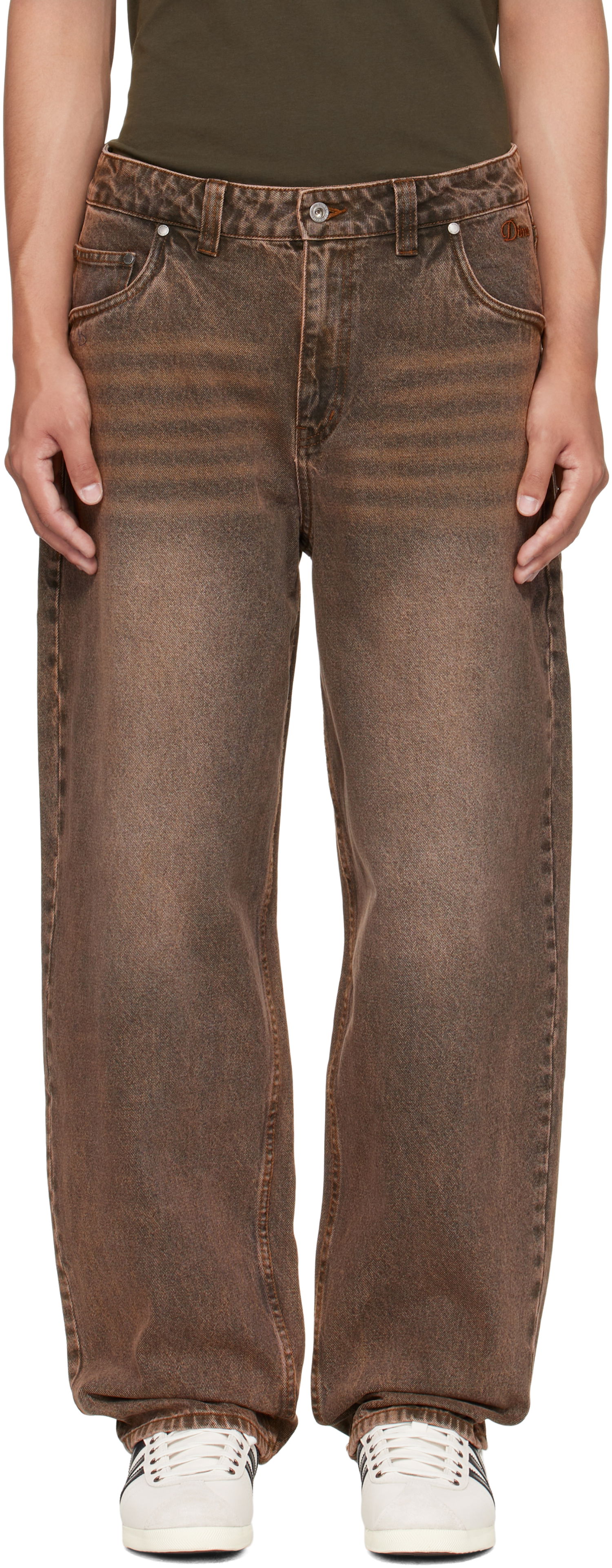 Jeans Dime Dime Baggy Jeans Brun | DIMEFA2514BRW, 0