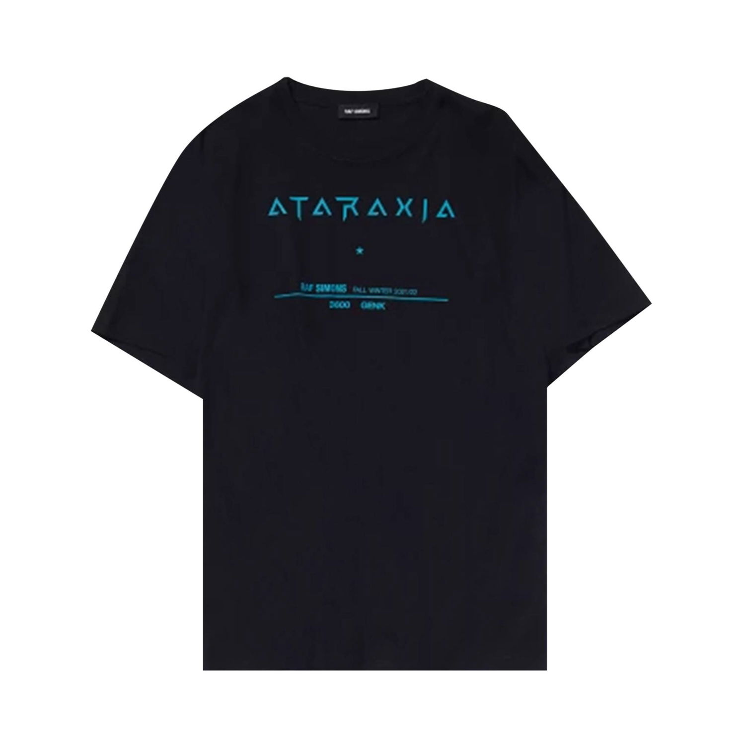 T-shirt RAF SIMONS Ataraxia Tour T-Shirt Sort | 212 M125 19001 0099, 1