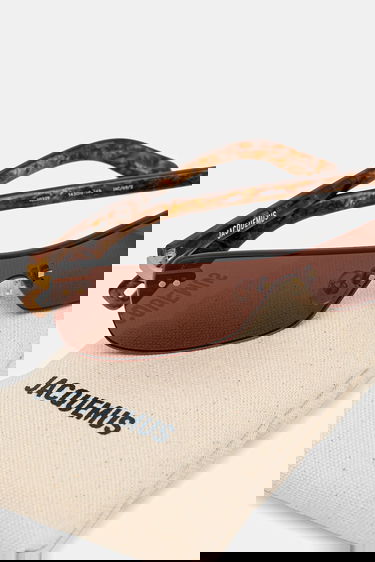 Solbriller Jacquemus Jacquemus MIRADA Sunglasses Brun | JAC69C2SUN, 4