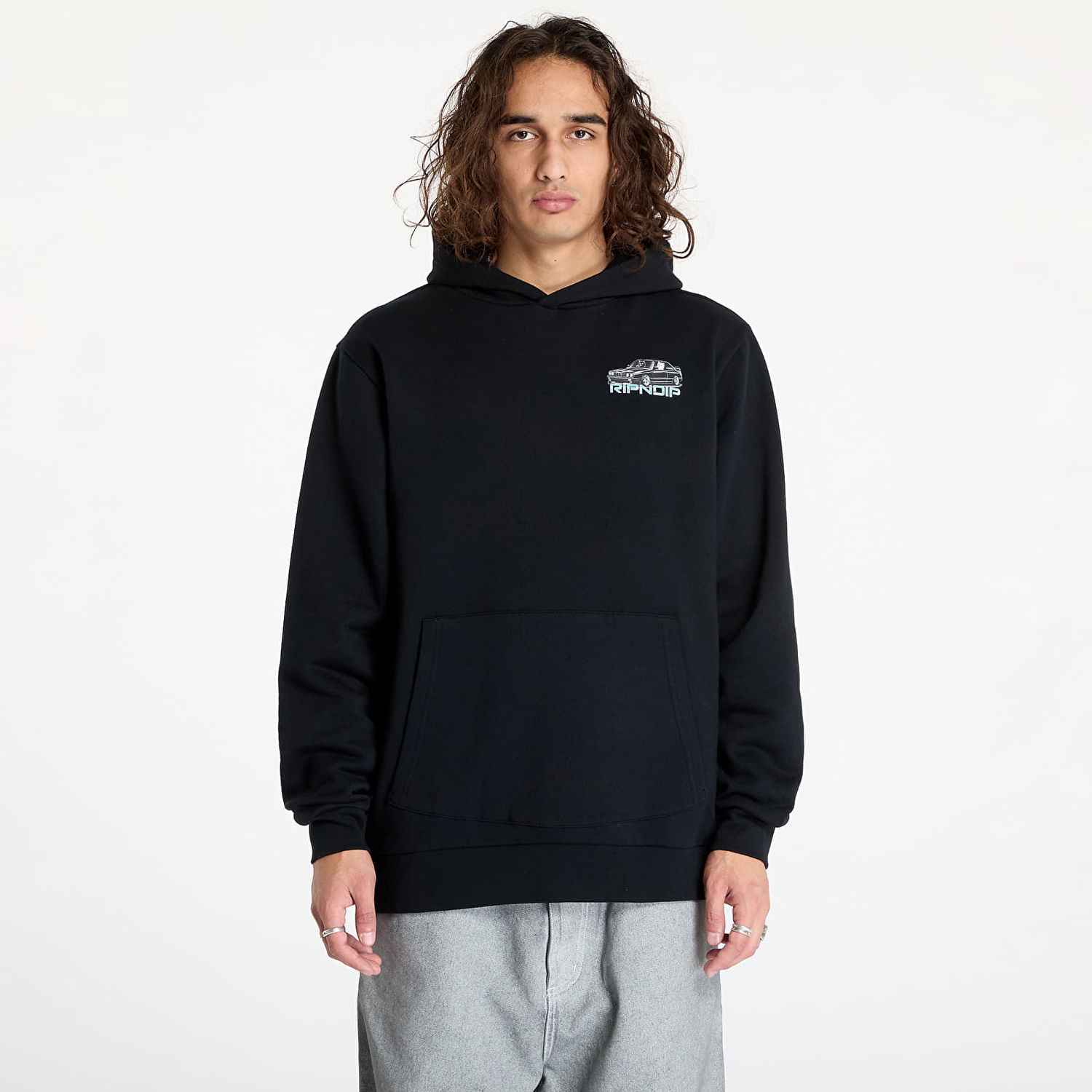 Sweatshirt RIPNDIP Vroom Vroom Hoodie Black Sort | RNDFAL24136, 0