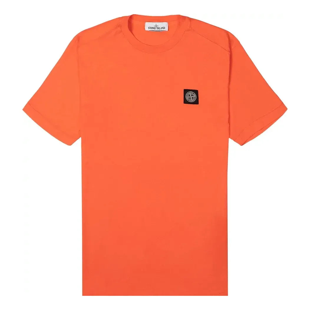 T-shirt Stone Island Stone Island Men's Logo Patch T-Shirt Orange | 761524113-V0032, 0