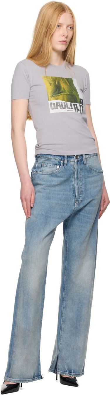 T-shirt Jean Paul Gaultier Jean Paul Gaultier Cotton Water Print T-Shirt Grå | 25/03-W-TO294-J002-134812, 3