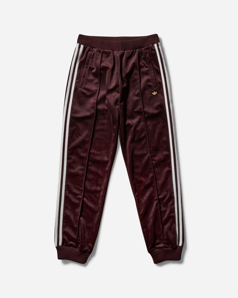 Joggingbukser adidas Originals Premium Brushed Velvet Track Pants Shadow Brown Brun | IX0962