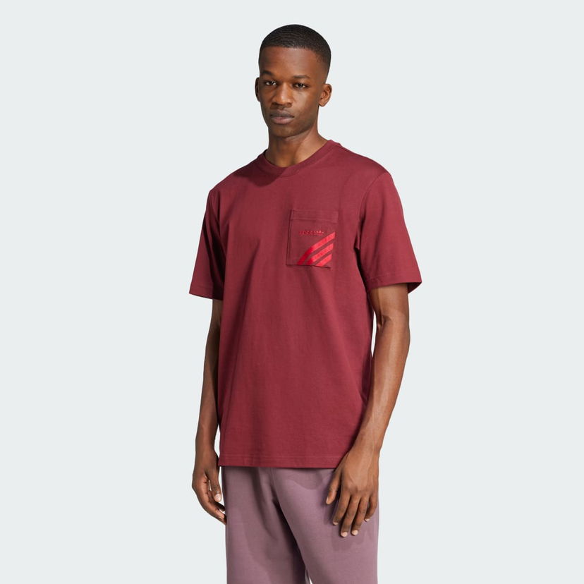 T-shirt adidas Performance Pocket Tee Bourgogne | IX9606