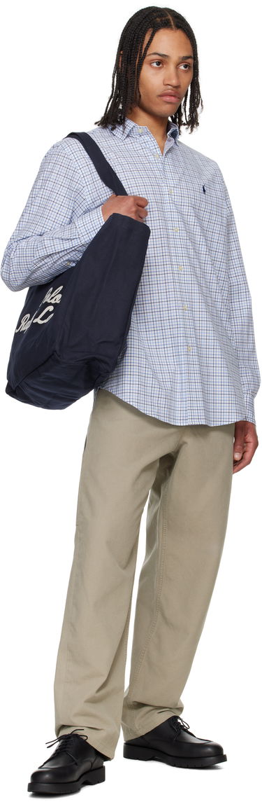 Mulepose Polo by Ralph Lauren Ralph Lauren Embroidered Canvas Tote Bag Mørkeblå | 405945884001, 3