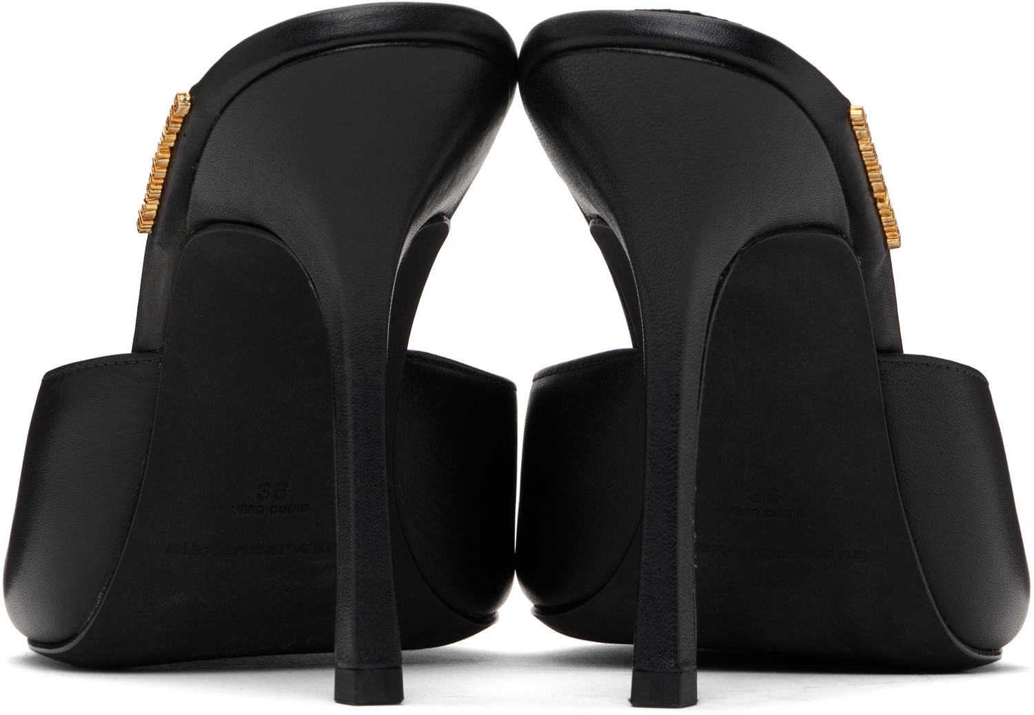 Tilbehør Alexander Wang Alexander Wang Lucienne 105 Thong Heeled Sandals Sort | 30125S010, 1