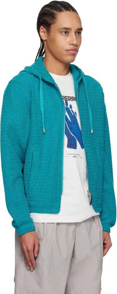 Sweater ADER ERROR ADER error Lunel Zip-Up Hoodie Turkis | BO01SSHD0401TQ, 1