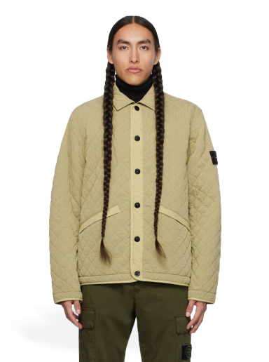Jakke Stone Island Quilted Beige | 7915Q0933