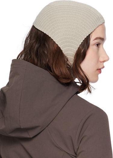 Beanie ROA ROA Wavy Bonnet Hat Beige | RBWW202YA01, 2
