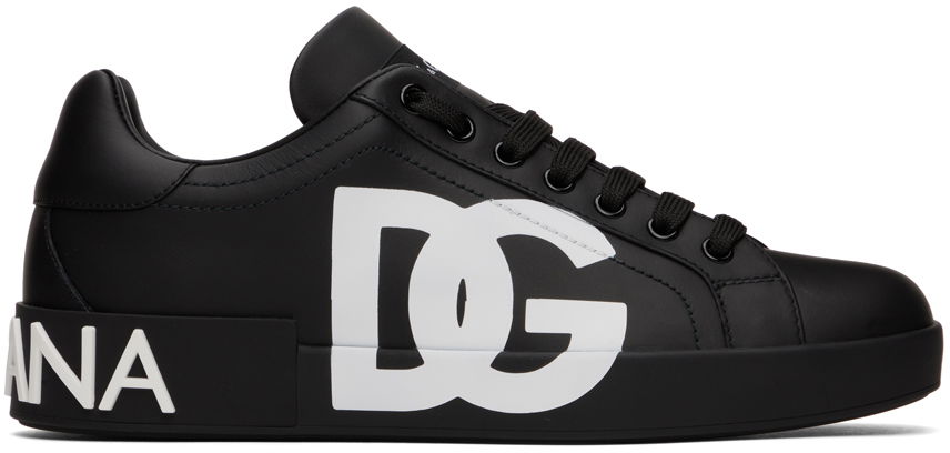 Sneakers og sko Dolce & Gabbana Black Portofino Sort | CS1772AC330, 0