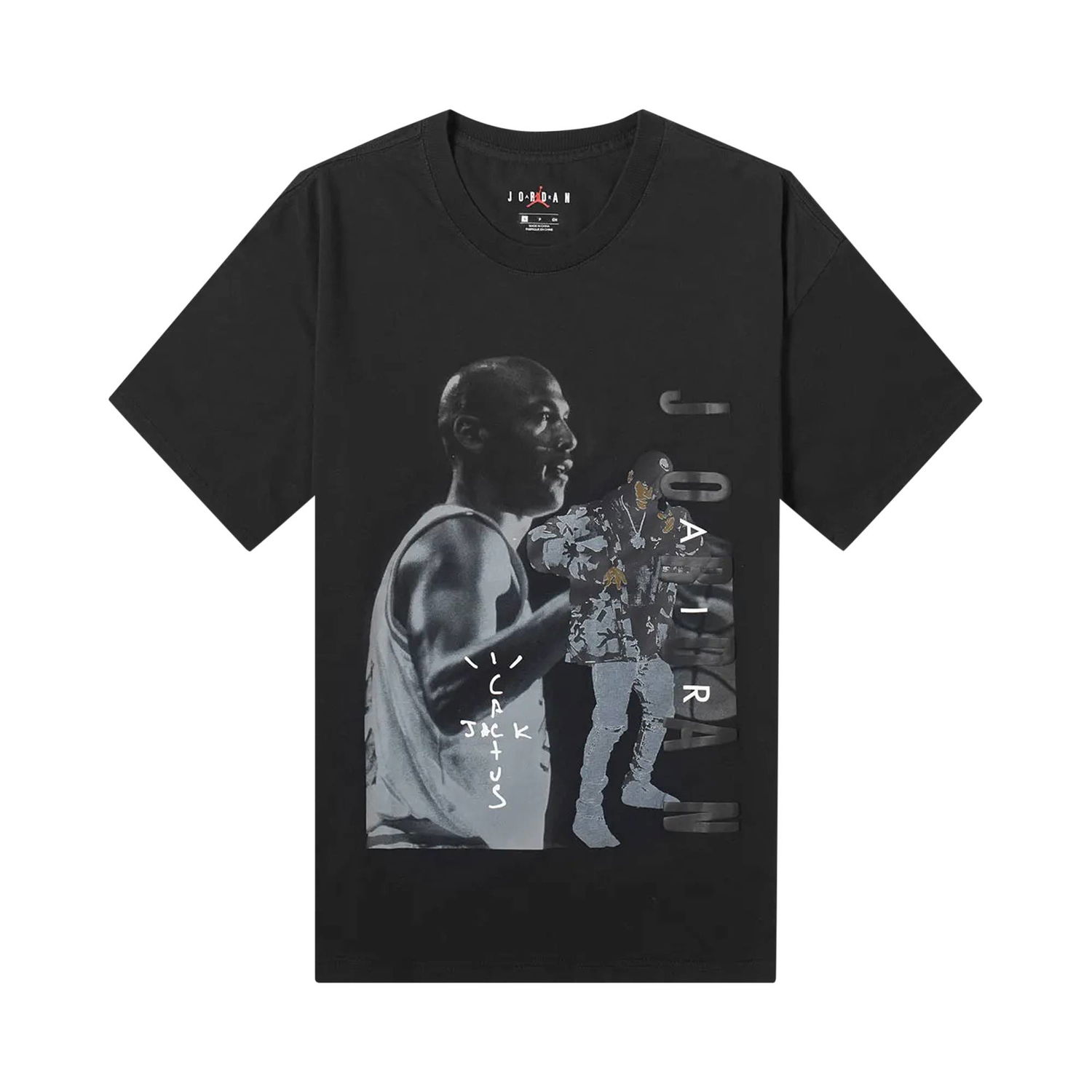 T-shirt Cactus Jack by Travis Scott Air Jordan x T-Shirt Sort | CJ9059 010, 1