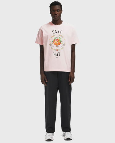 T-shirt Casablanca Casa Way Orange Mascot Graphic T-Shirt Lyserød | M-AW25-JTS-001-09, 1