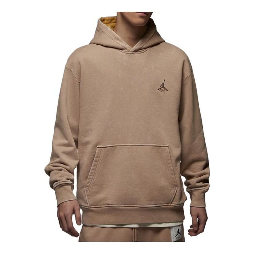 Sweatshirt Jordan Jordan Flight Heritage Men's Fleece Hoodie Beige | DV7562-277