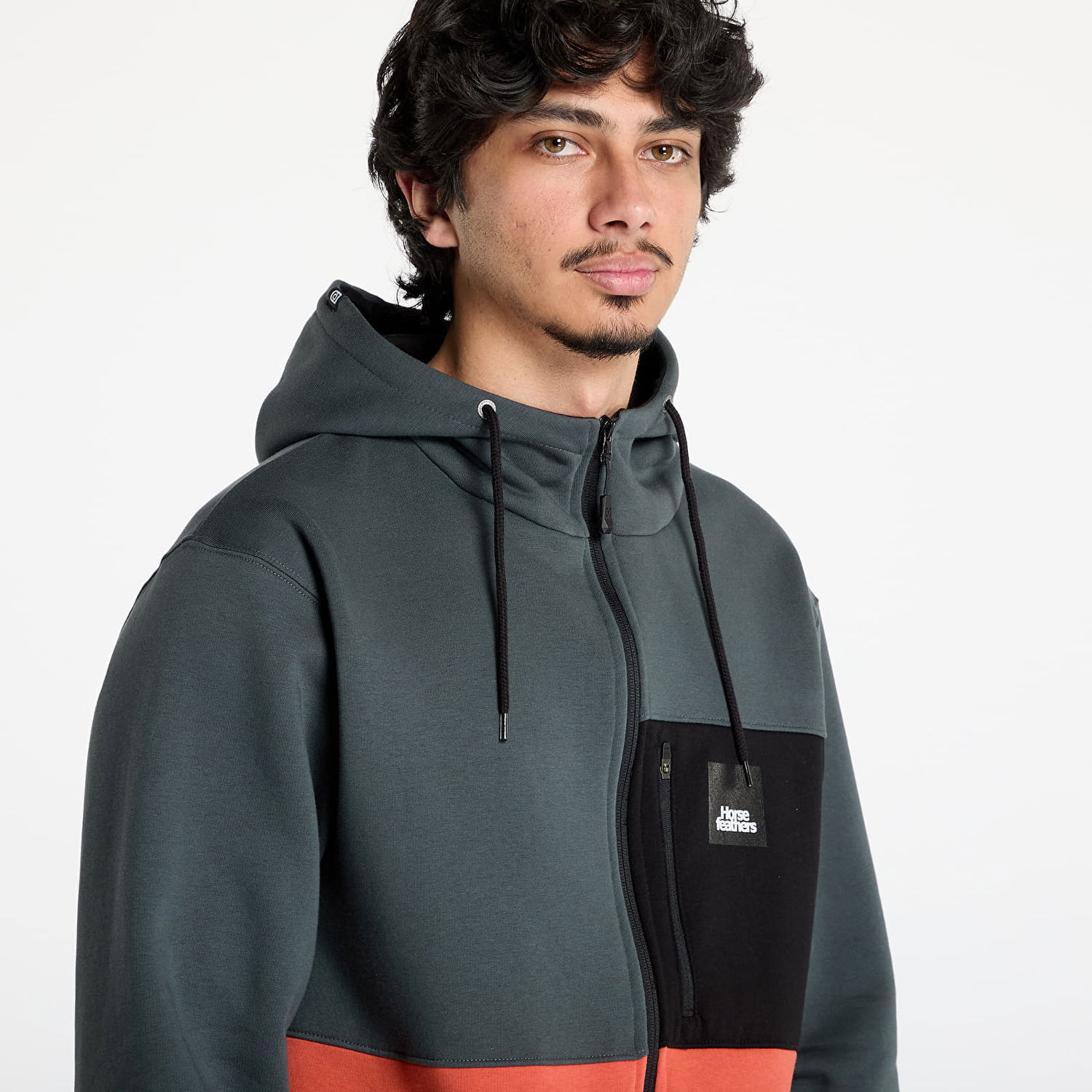 Sweatshirt Horsefeathers Horsefeathers Vick Hoodie Flerfarvet | SM1321K, 1