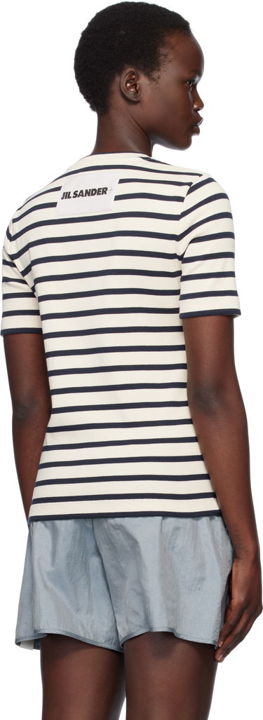T-shirt Jil Sander Stripe T-Shirt Beige | J40GC0111_J46497, 2