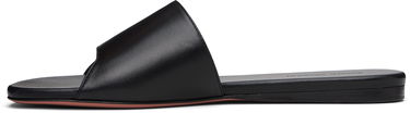 Tilbehør Amina Muaddi Amina Muaddi Bianca Sandals Sort | BIANCA FLAT, 2
