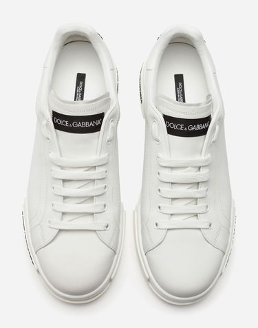 Sneakers og sko Dolce & Gabbana Portofino In Vitello Nappato Hvid | CS2213AA33580001, 3