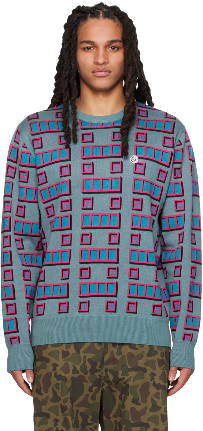 Sweater BILLIONAIRE BOYS CLUB Billionaire Boys Club Crewneck Sweater Blå | B23143, 0