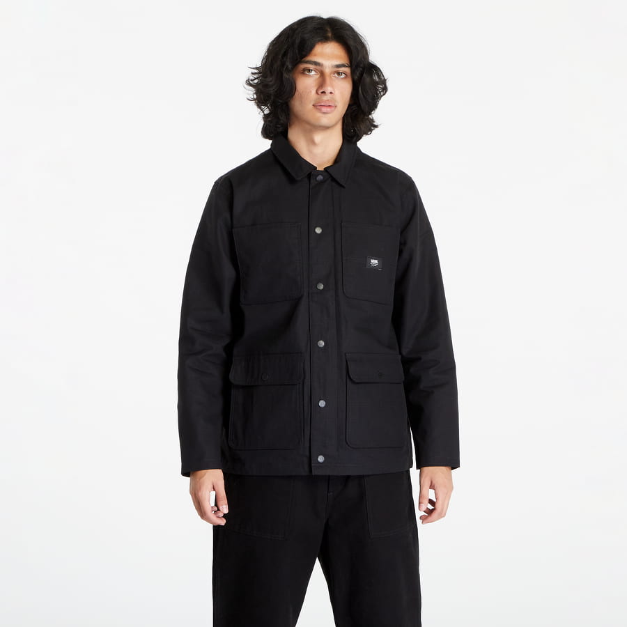 Jakke Vans Drill Chore Coat Black Sort | VN0A456ZBLK1, 0