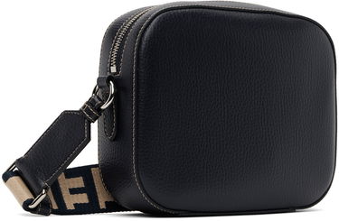 Skuldertaske Stella McCartney Mini Camera Perforated Logo Shoulder Bag Sort | 700266WP0057, 2