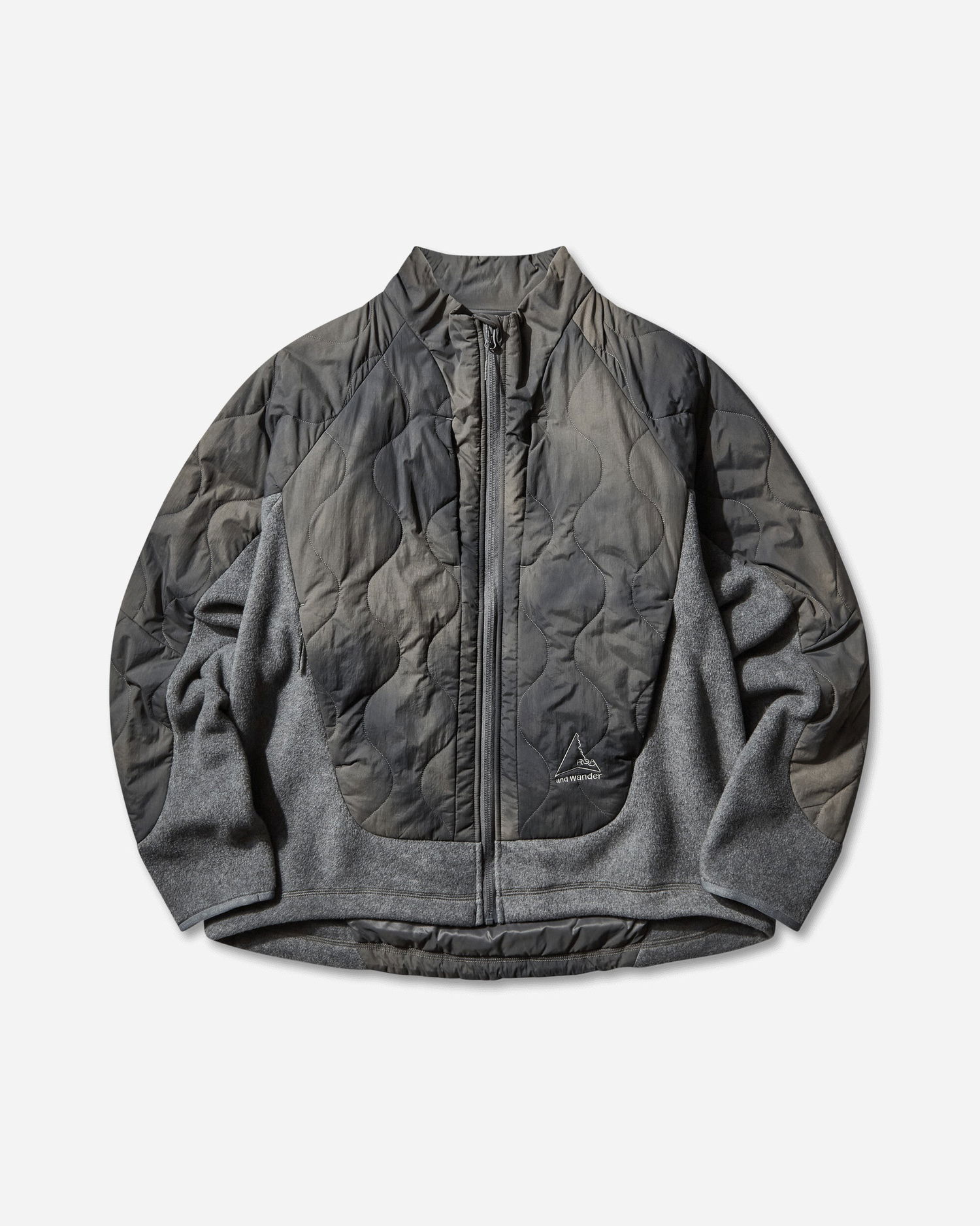 Jakke ROA Quilted Fleece Jacket Grå | 5745241538 20, 0