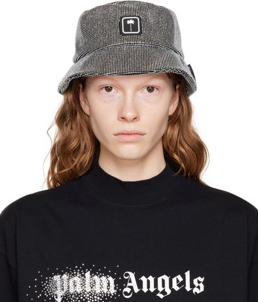 Hat Palm Angels Rhinestone Bucket Hat Sort | PWLA022F22FAB0031072, 0