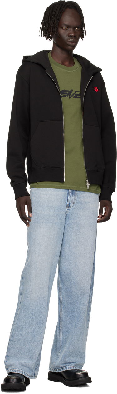 Sweatshirt KENZO Gray Paris 'Boke Flower' Hoodie Grå | FE65SW2254MF, 3