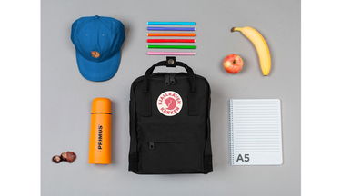Rygsæk FJÄLLRÄVEN Kånken Mini Sort | F23561-550, 2