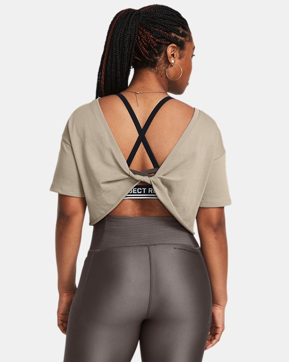 T-shirt Under Armour Project Rock Balance Beige | 1383420-203, 1