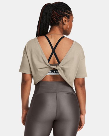 T-shirt Under Armour Project Rock Balance Beige | 1383420-203, 1