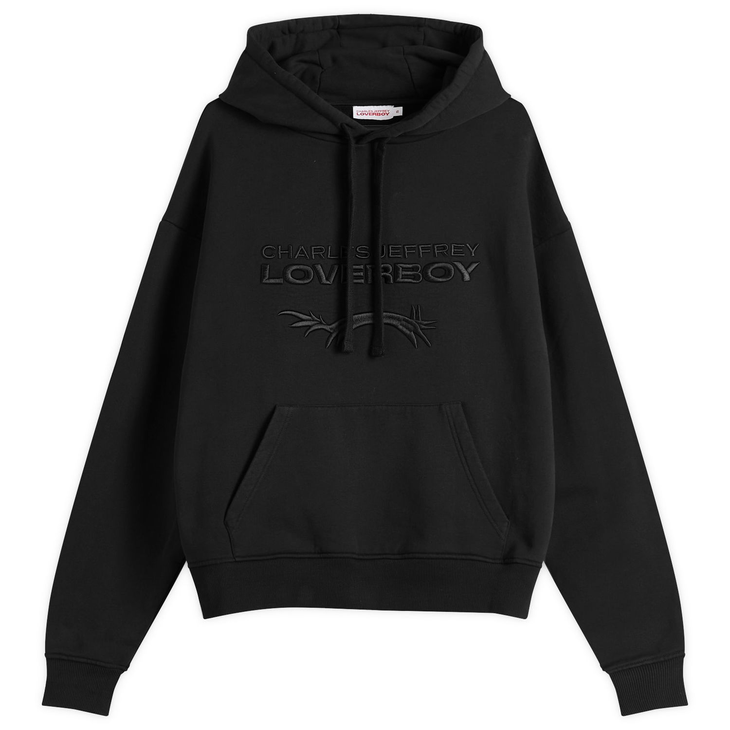 Sweatshirt Charles Jeffrey Loverboy Charles Jeffrey Loverboy Logo Hoodie Sort | 054100401, 1