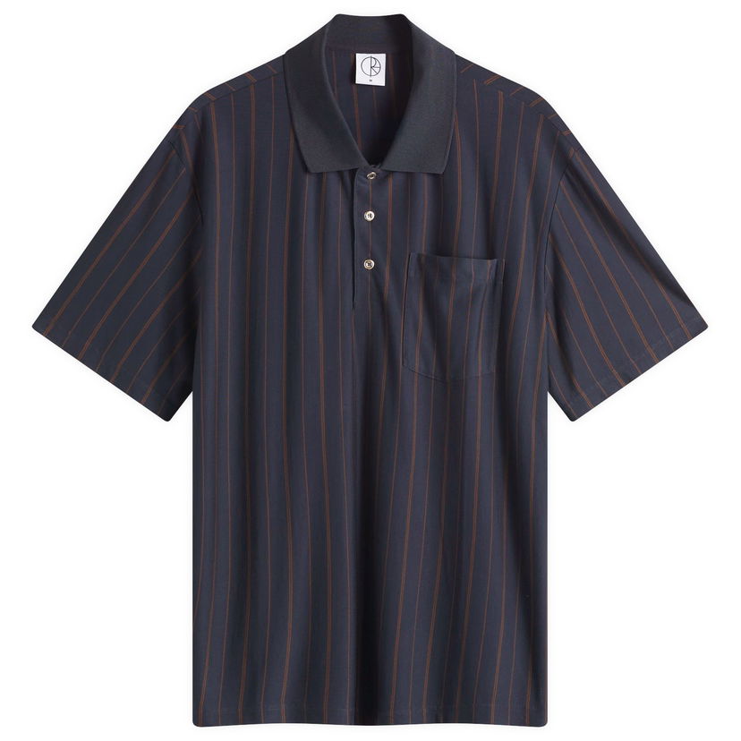 Polo skjorte Polar Skate Co. Fancy Polo Shirt, Size Large Mørkeblå | PSC-SP25-45