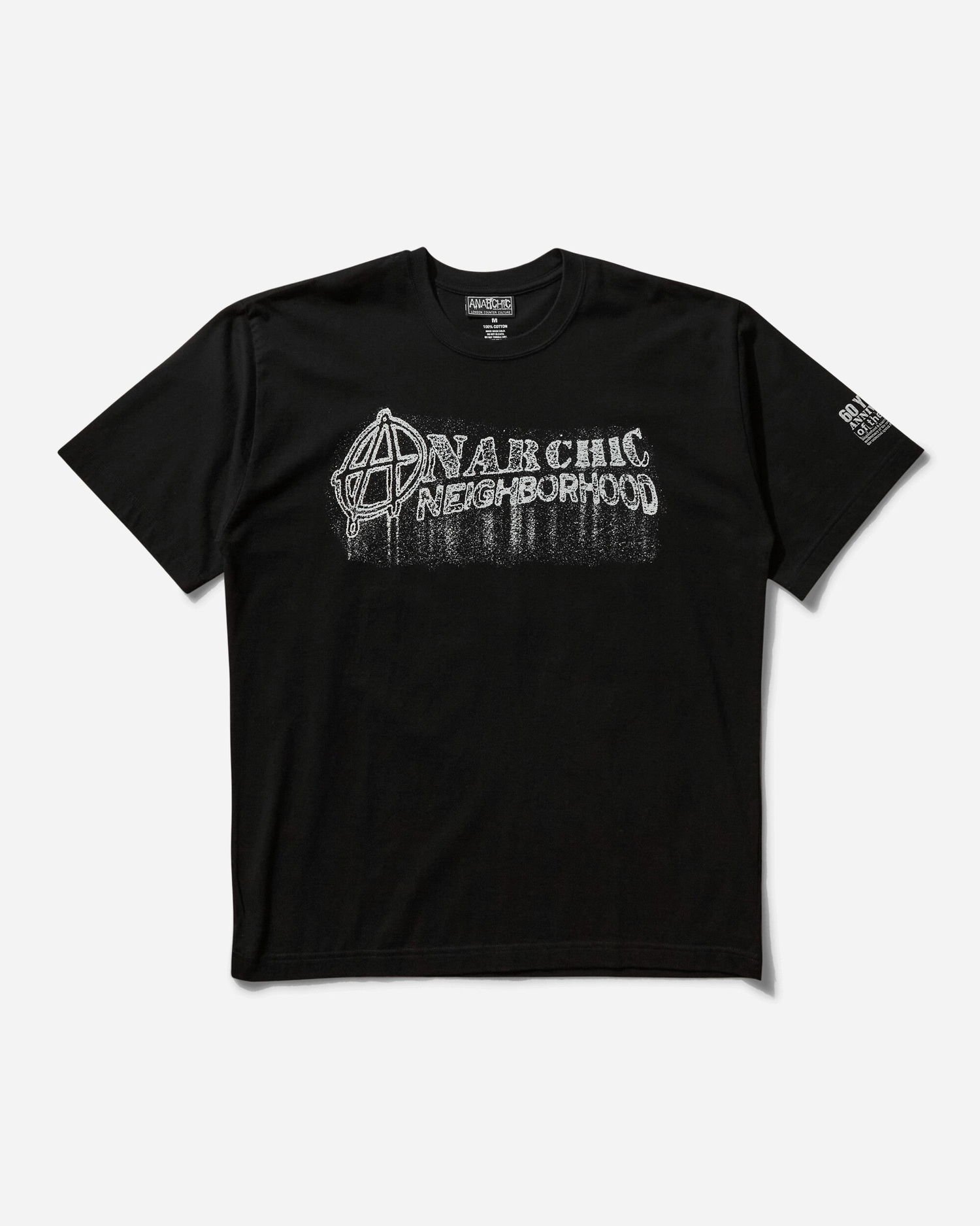 T-shirt Neighborhood Anarchic Adjustment SS-2 T-Shirt Sort | 242PCAJN-ST02S BK, 1