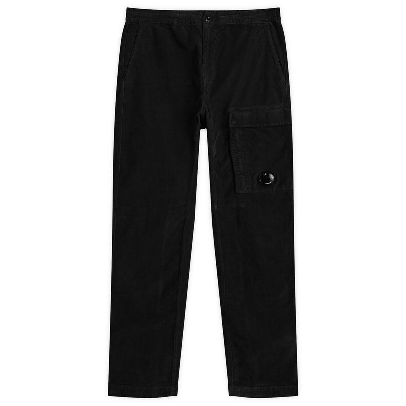 Cargo bukser C.P. Company Corduroy Lens Cargo Pant Sort | 19CMPA169A-006410O-999