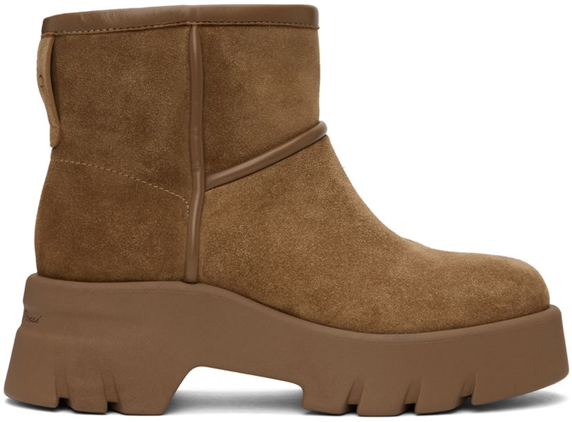 Sneakers og sko Gianvito Rossi Gianvito Rossi Shearling Ankle Boots Brun | G73055.20GOM.SNF