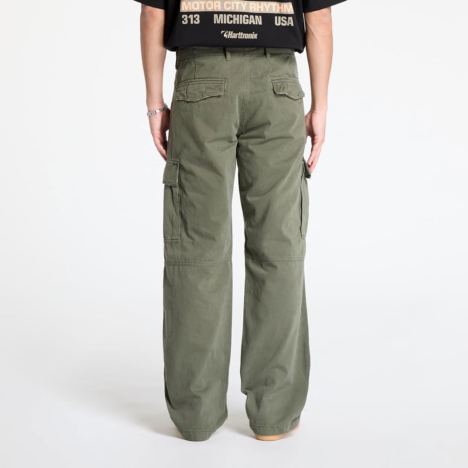 Cargo bukser Tommy Hilfiger Tommy Jeans Jaimie Cotton Cargo Pants W30/L32 Grøn | DM0DM20293 M12, 1