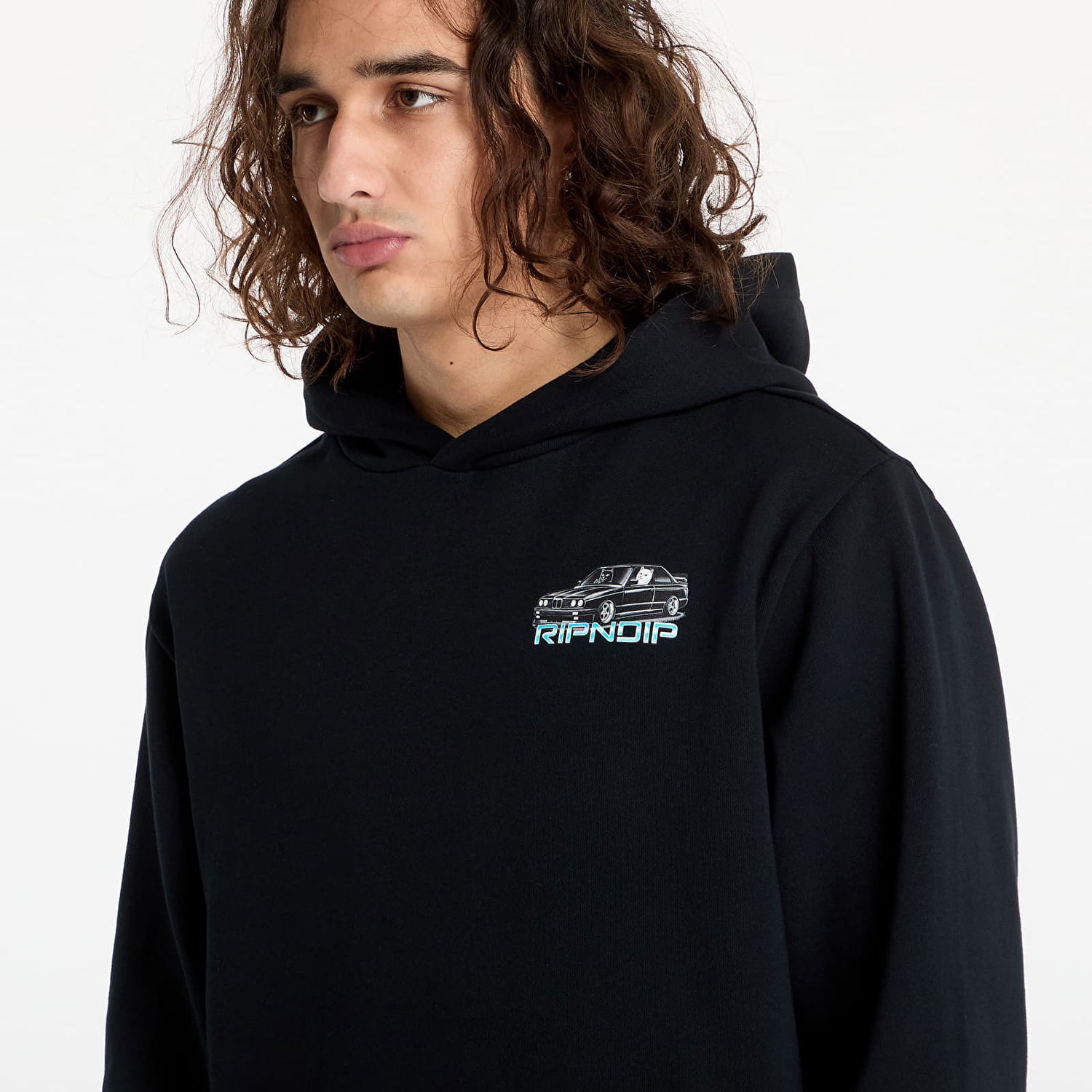 Sweatshirt RIPNDIP Vroom Vroom Hoodie Black Sort | RNDFAL24136, 1