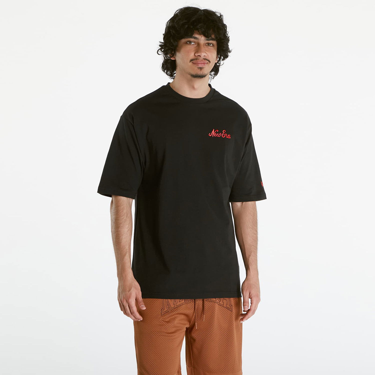 T-shirt New Era Food Graphic OS Tee UNISEX Black/ Lvr Sort | 60435396, 0