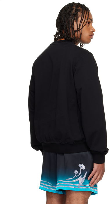 Sweatshirt Casablanca Casablanca Manga Tennis Ball Sweatshirt Sort | M-AW25-JTP-293-02, 2