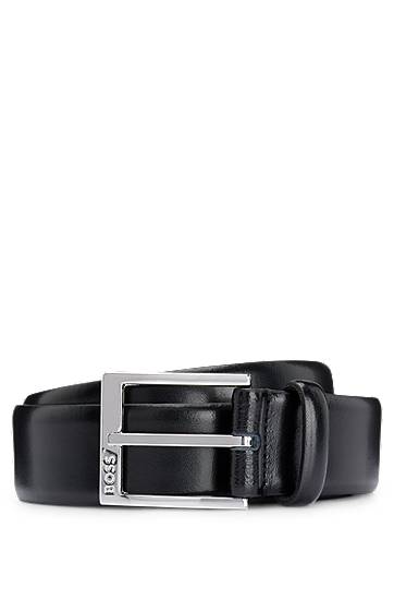 Bælter BOSS BOSS Belt with Branded Buckle Sort | 50482241, 0