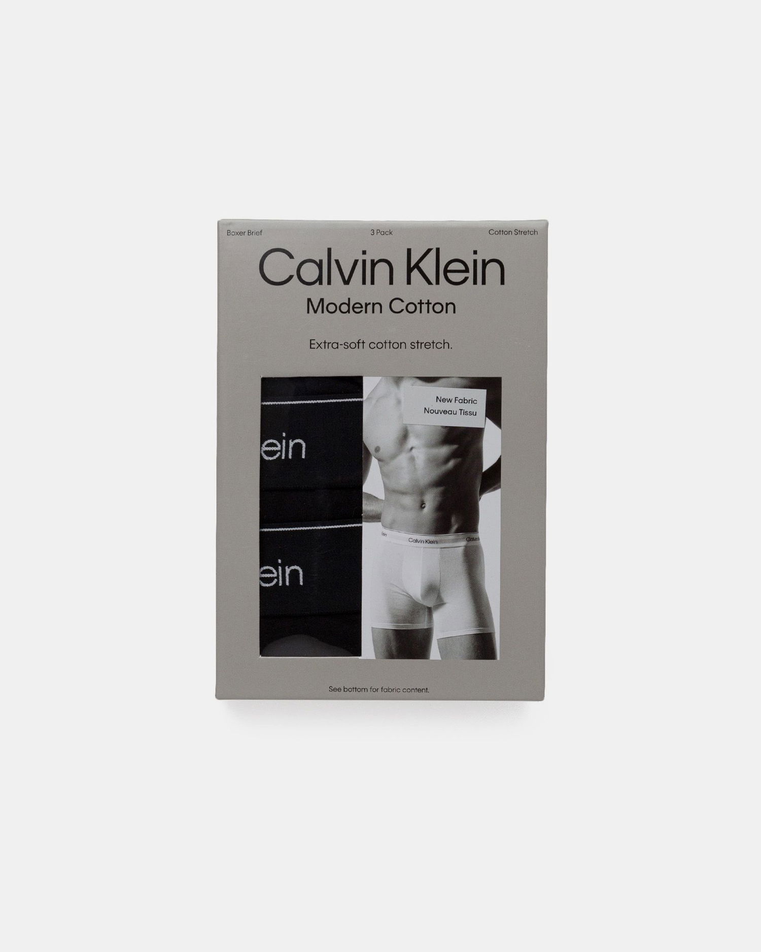 Boksere CALVIN KLEIN Underwear 3 Pack Boxers Sort | 000NB3964ATM6, 1