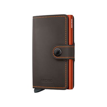 Tegnebog Secrid Miniwallet - Matte - Truffle & Orange Sort | MM-Truffle-Orange, 2