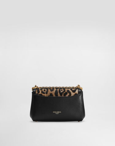 Skuldertaske Dolce & Gabbana Dolce & Gabbana Marlene City Mini Shoulder Bag with Thread Embroidery Flerfarvet | BB7766A6I3789738, 3