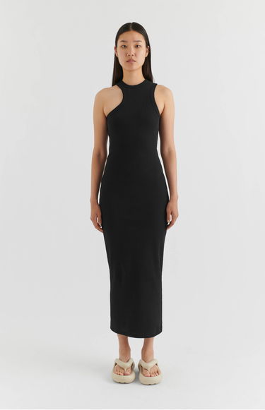 Kjole AXEL ARIGATO Scoop Asymmetric Dress Sort | A2087002, 7