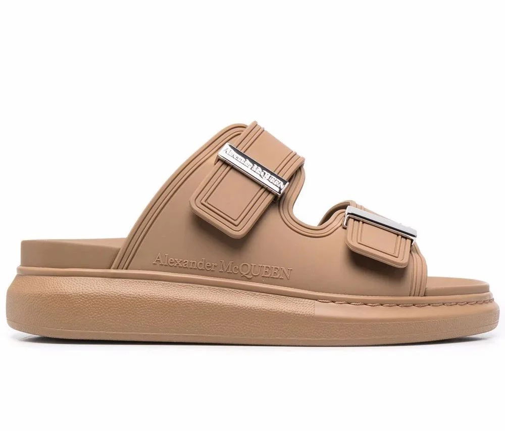 Sneakers og sko Alexander McQueen Oversized Hybrid Slide W Brun | 658063W4Q512612, 0