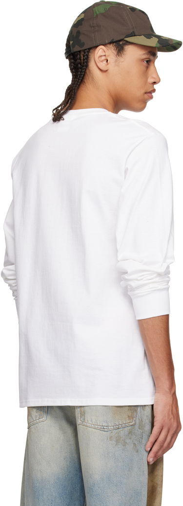 T-shirt Noah Noah 'The Pain Cave' Graphic Long Sleeve T-Shirt Hvid | T256SS25WHT, 2