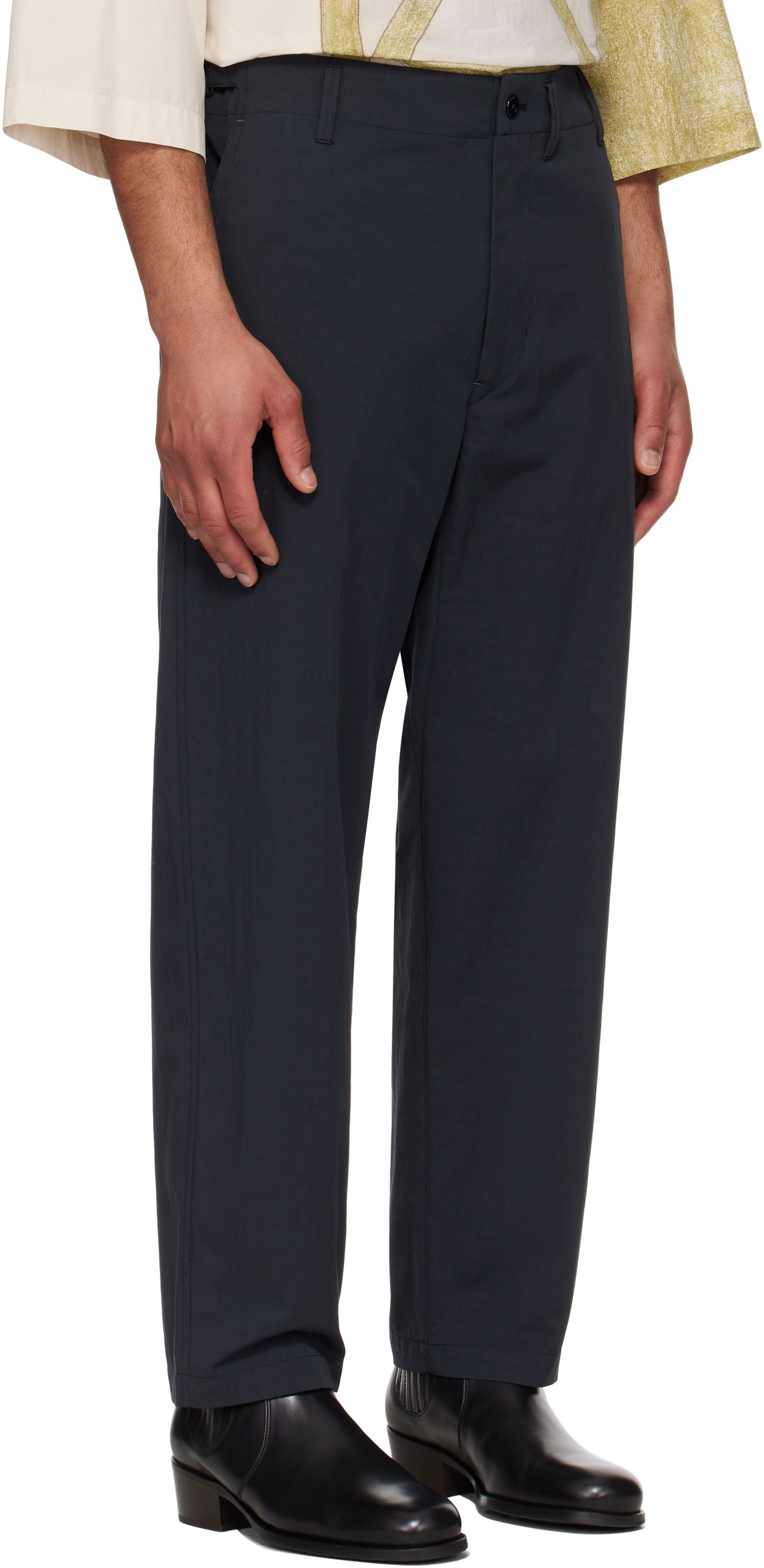 Bukser LEMAIRE Lemaire Carrot Fit Trousers Sort | PA1213 LF1228, 1