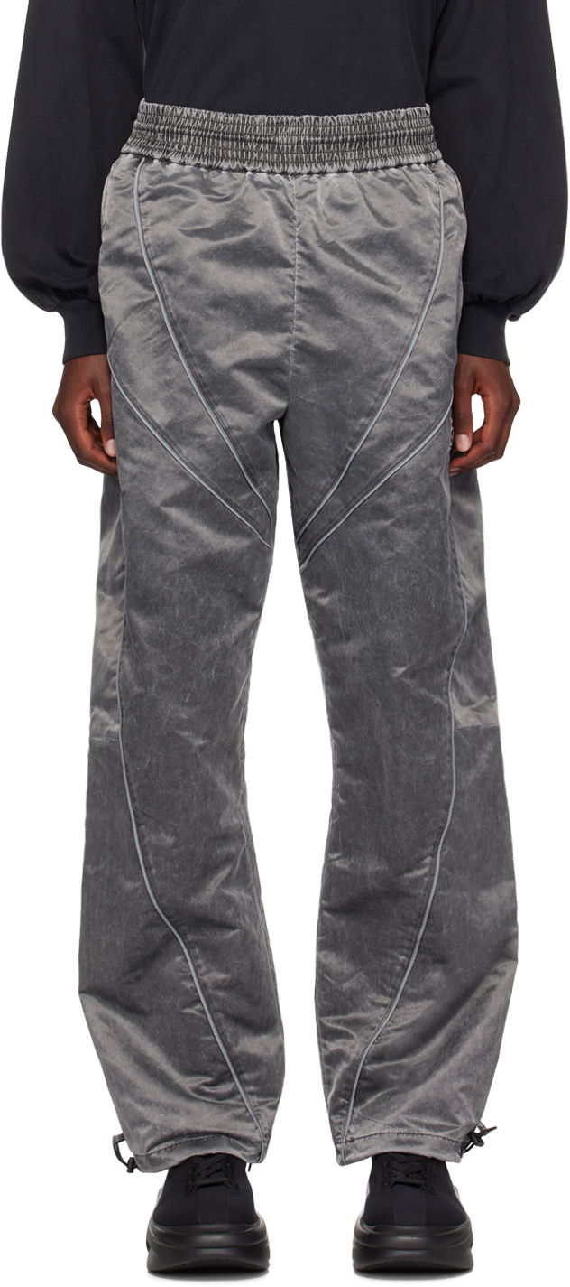 Joggingbukser Alexander Wang Gray Piped Track Pants Grå | 6WC3244051